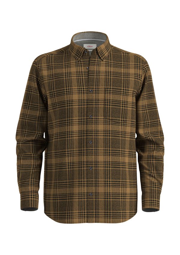 s.Oliver s.Oliver Риза  светлокафяво / тъмнокафяво