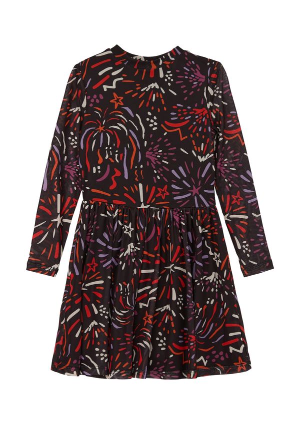 s.Oliver s.Oliver Рокля  бежово / лилав / червено / черно