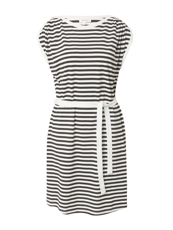 s.Oliver s.Oliver Рокля  черно / бяло