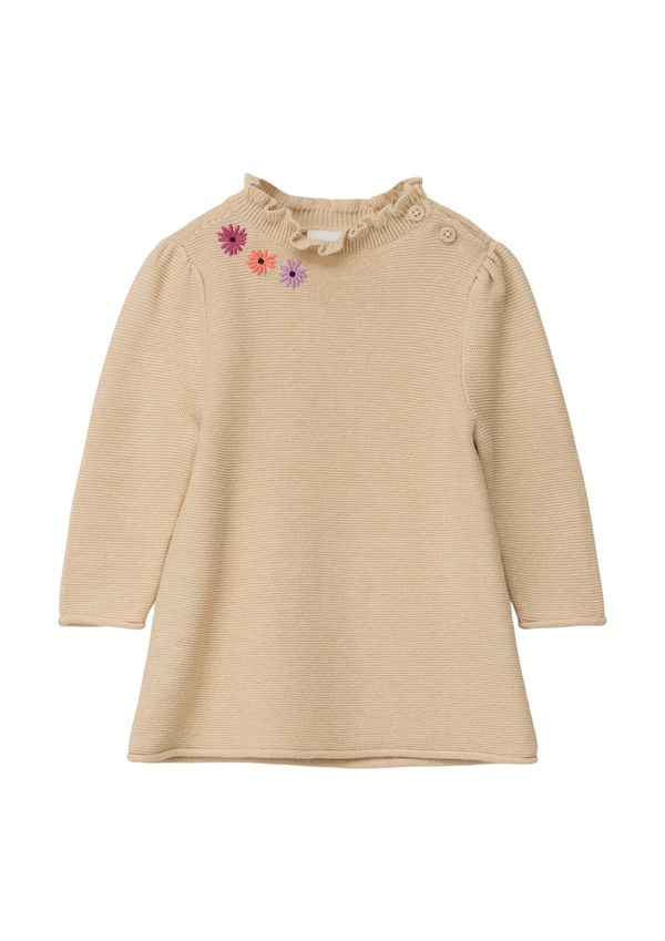 s.Oliver s.Oliver Рокля  цвят "пясък" / светлолилаво / фуксия / черно