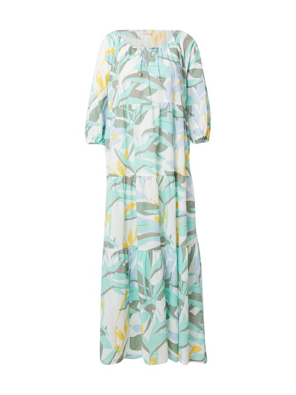 s.Oliver s.Oliver Рокля  кремаво / тюркоазен / жълто / маслина