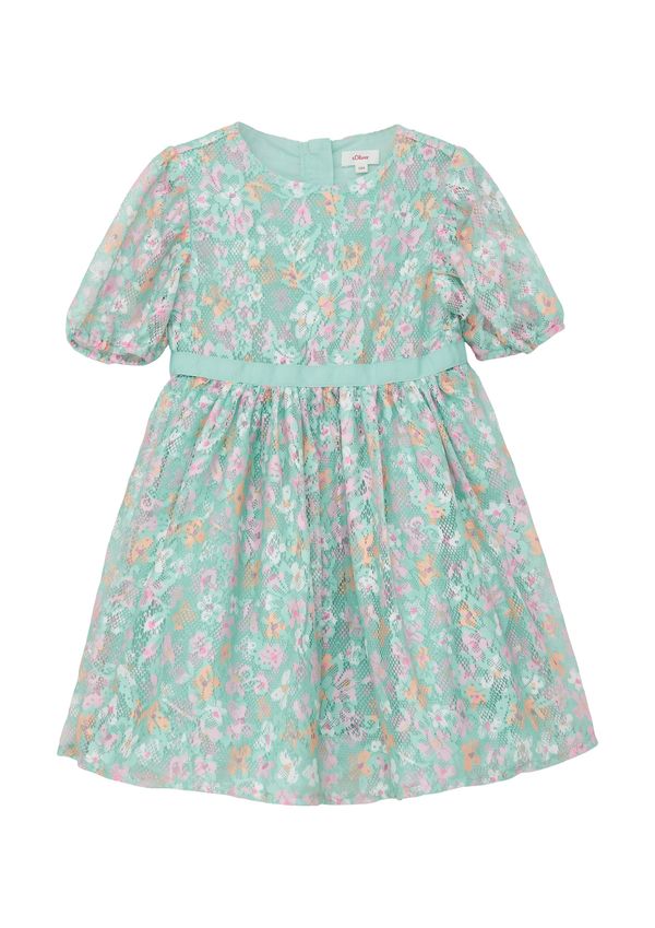 s.Oliver s.Oliver Рокля  мента / оранжево / бледорозово / бяло