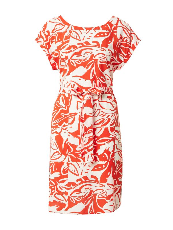 s.Oliver s.Oliver Рокля  оранжево / бяло