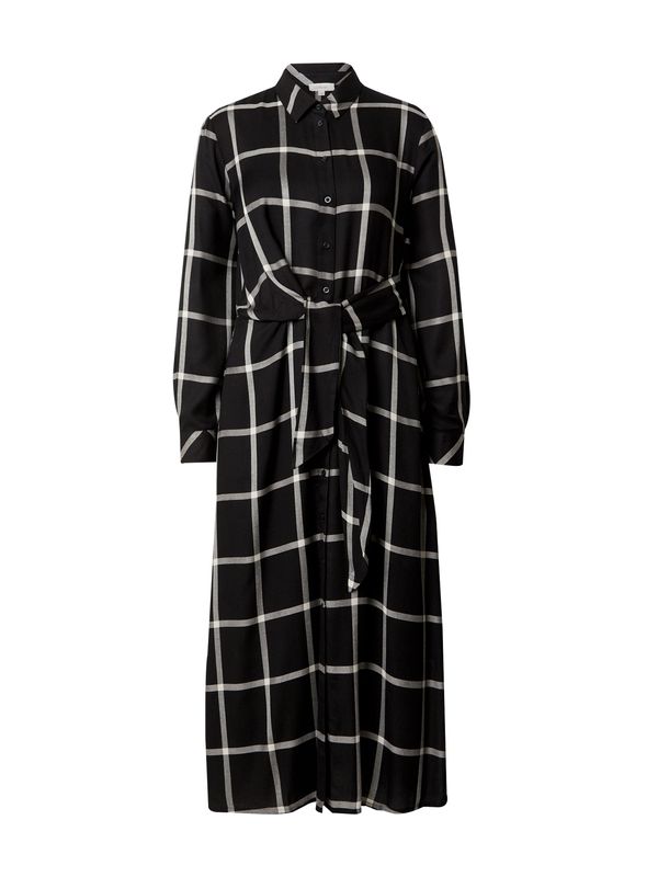 s.Oliver s.Oliver Рокля тип риза  черно / бяло