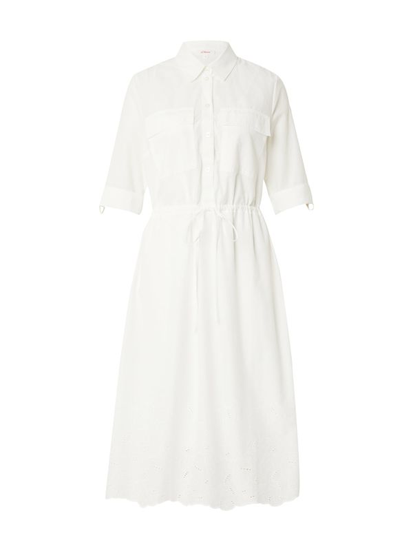 s.Oliver s.Oliver Рокля тип риза  екрю