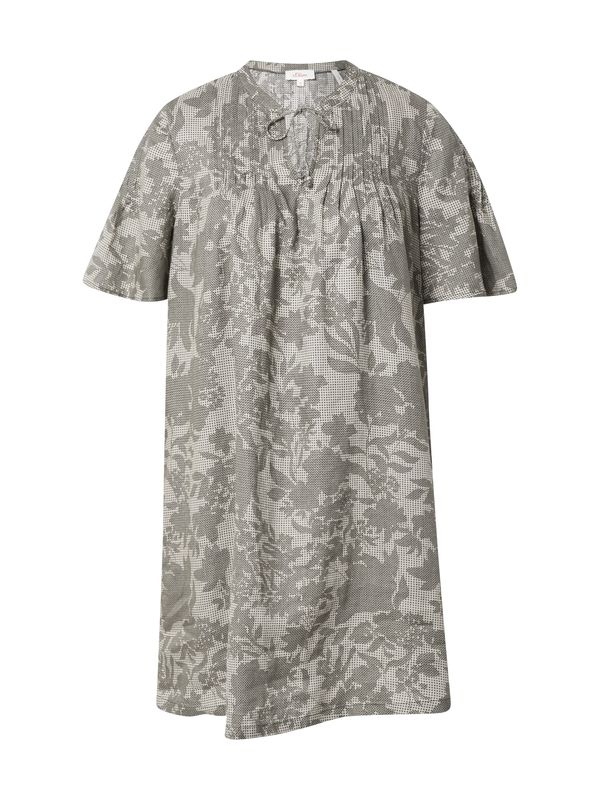 s.Oliver s.Oliver Рокля тип риза  каки / пастелно зелено