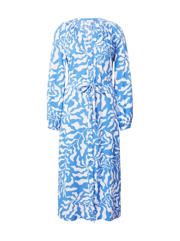 s.Oliver s.Oliver Рокля тип риза  небесносиньо / бяло