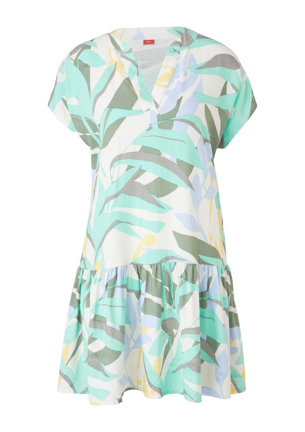 s.Oliver s.Oliver Рокля тип риза  пъстро / естествено бяло