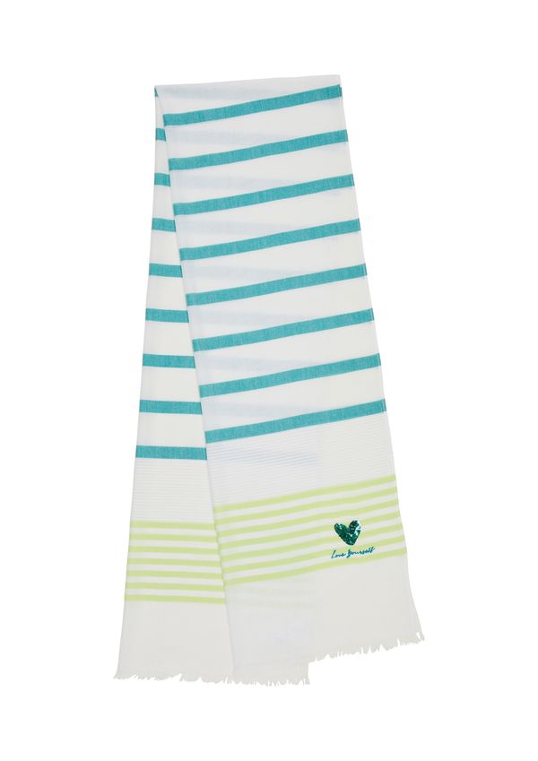 s.Oliver s.Oliver Шал  петрол / киви / бяло