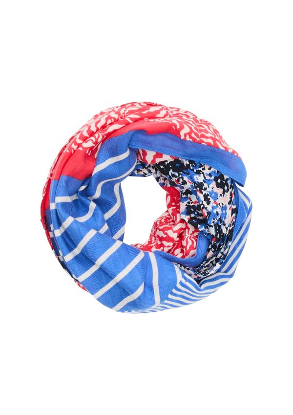 s.Oliver s.Oliver Шал  синьо / светлочервено / бяло