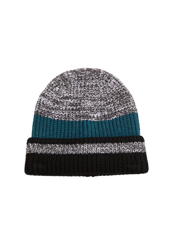 s.Oliver s.Oliver Шапка  сиво / антрацитно черно / смарагдово зелено