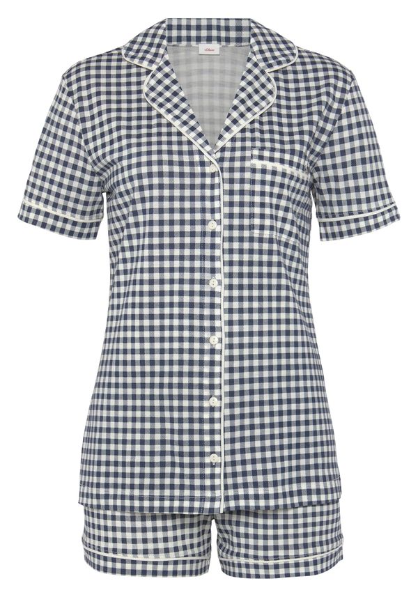 s.Oliver s.Oliver Шорти  кремаво / тъмносиньо