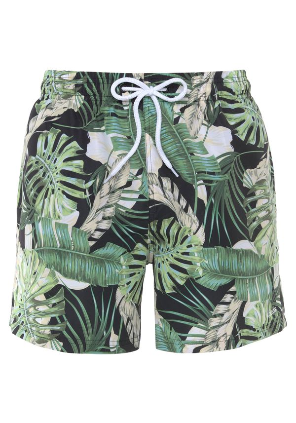 s.Oliver s.Oliver Шорти за плуване  кремаво / зелено / черно / бяло