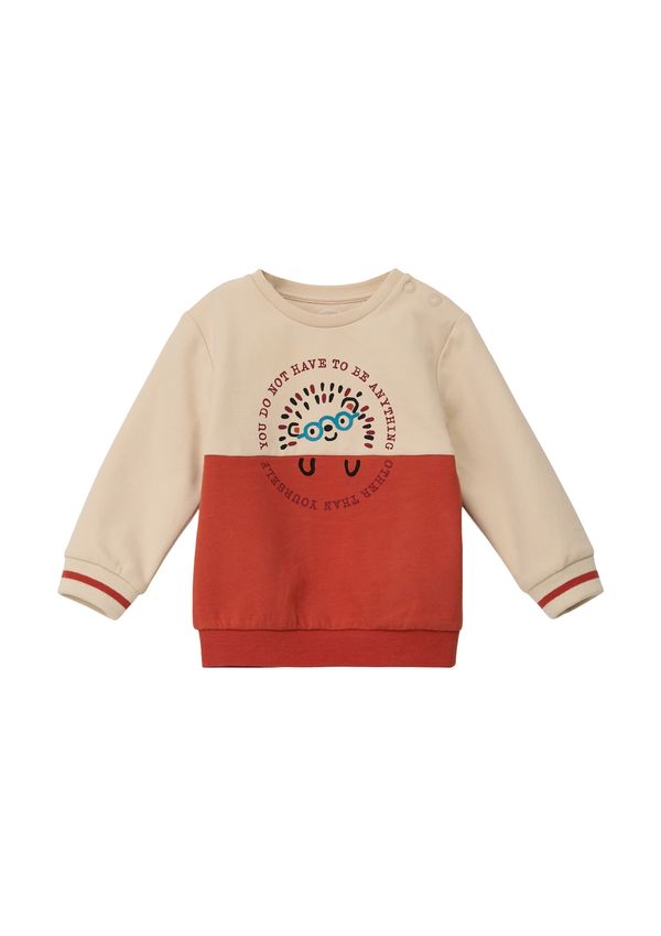 s.Oliver s.Oliver Суичър  бежово / циан / оранжево / черно