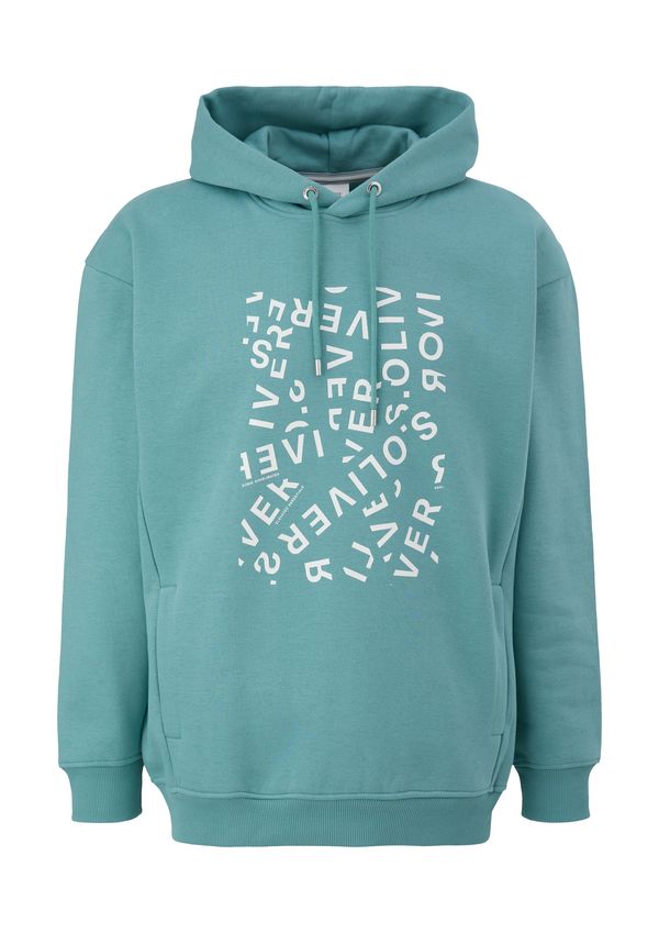 s.Oliver s.Oliver Суичър  циан / бяло