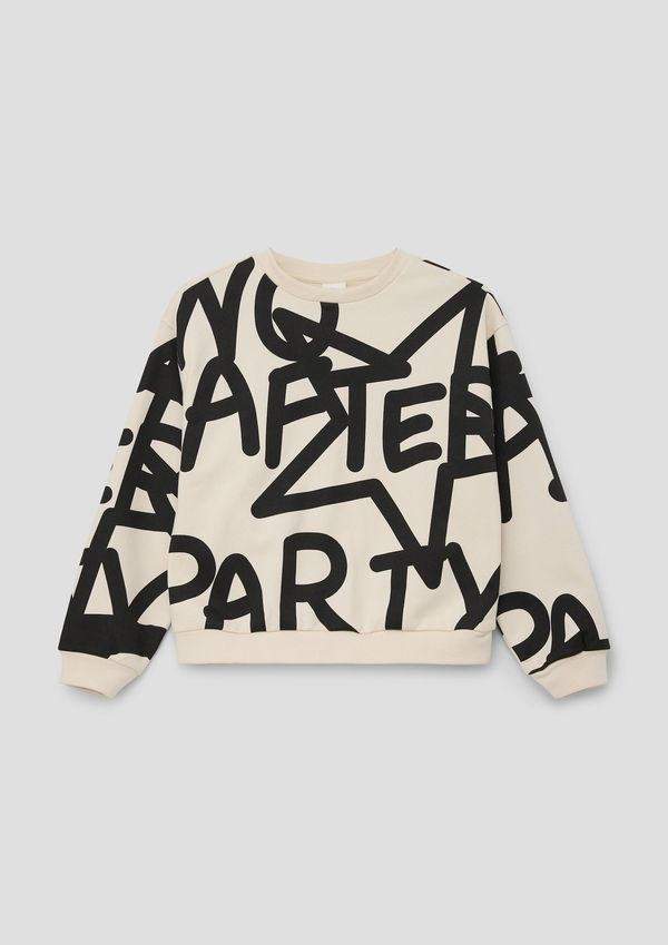 s.Oliver s.Oliver Суичър  цвят "пясък" / черно