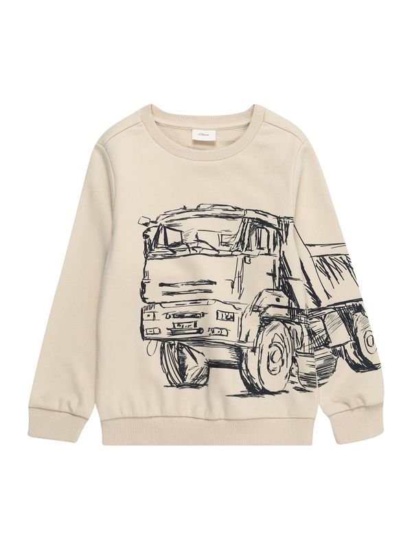 s.Oliver s.Oliver Суичър  цвят "пясък" / черно