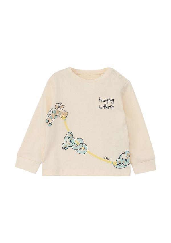 s.Oliver s.Oliver Суичър  цвят "пясък" / светлосиньо