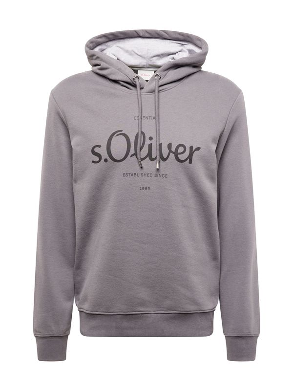 s.Oliver s.Oliver Суичър  сиво / черно