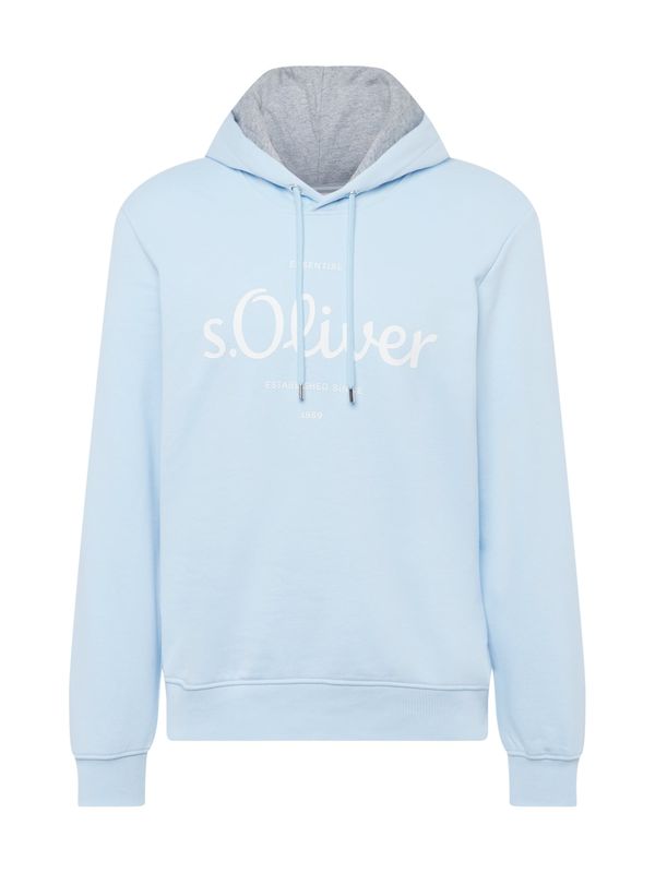 s.Oliver s.Oliver Суичър  светлосиньо / бяло
