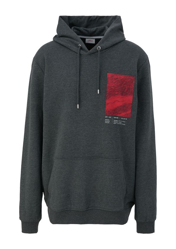 s.Oliver s.Oliver Суичър  тъмносиво / червено / бяло