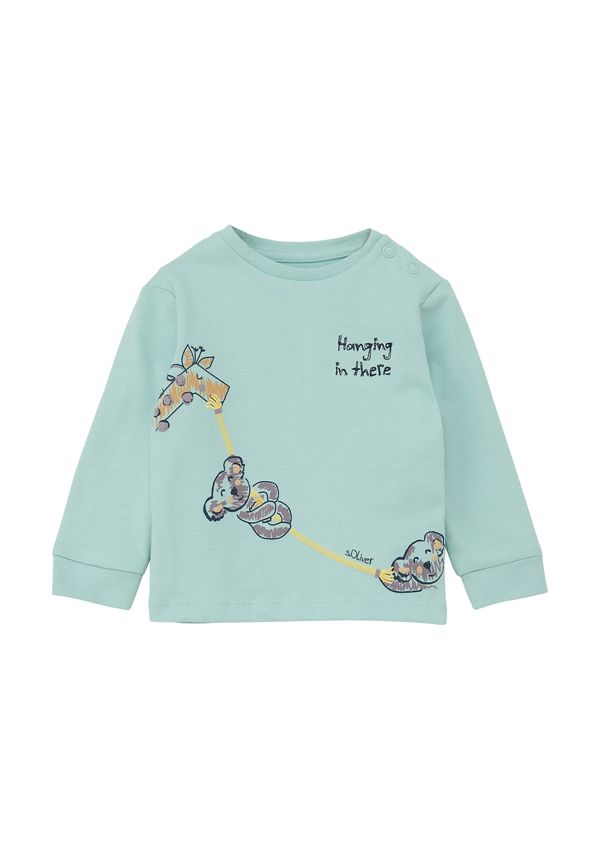 s.Oliver s.Oliver Суичър  тюркоазен / къри / сиво-кафяво / черно