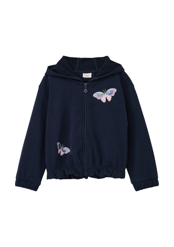 s.Oliver s.Oliver Суичъри с качулка  морскосиньо / еосин / сребърно / бяло