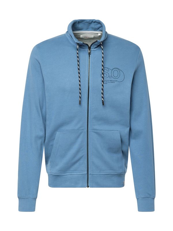 s.Oliver s.Oliver Суичъри с качулка  опушено синьо / черно