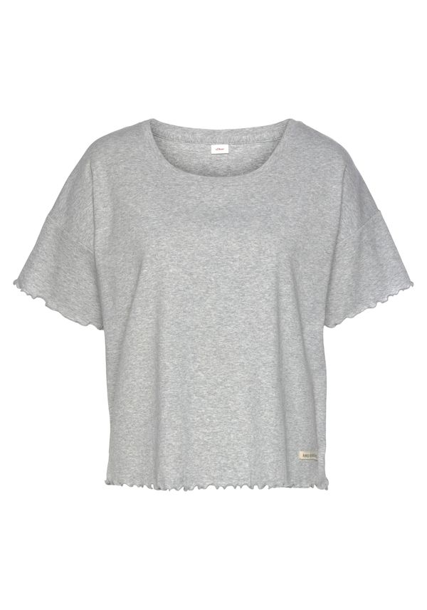 s.Oliver s.Oliver Тениска 'Babylock'  сив меланж
