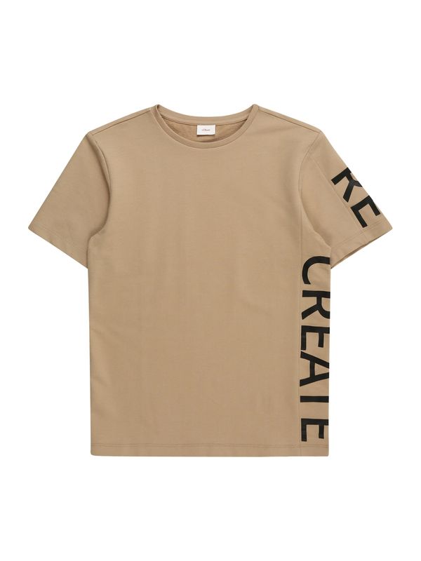 s.Oliver s.Oliver Тениска  бежово / черно