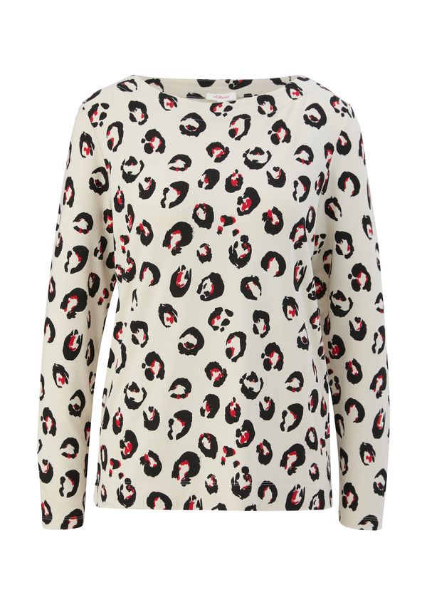 s.Oliver s.Oliver Тениска  бежово / червено / черно