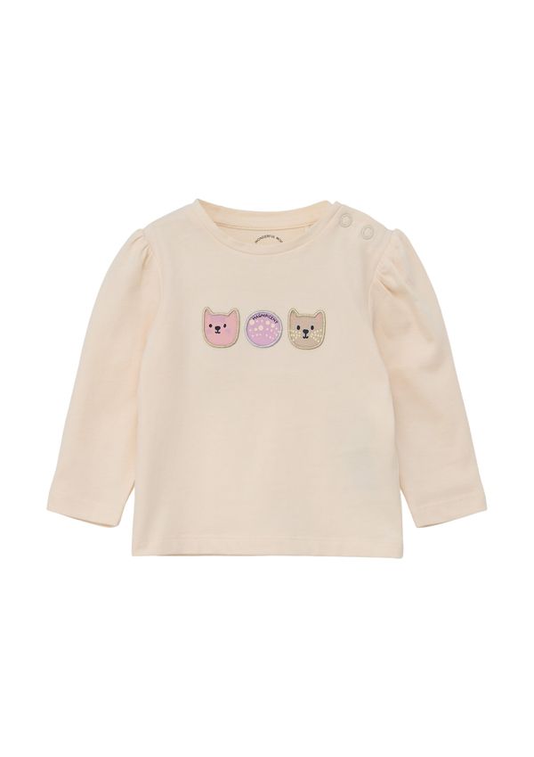 s.Oliver s.Oliver Тениска  бежово / цвят "пясък" / оранжево / розово