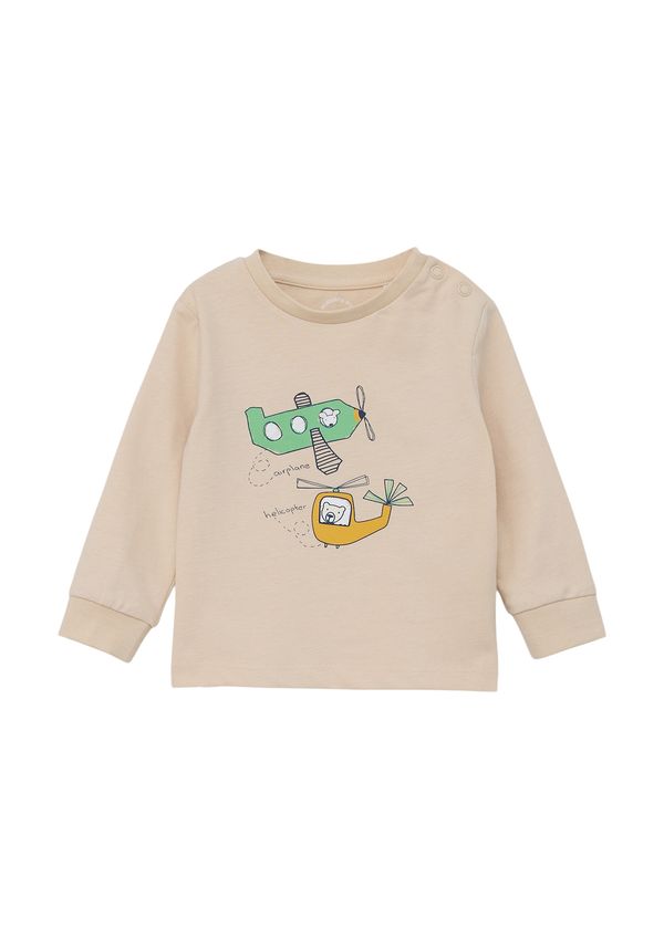 s.Oliver s.Oliver Тениска  бежово / къри / светлозелено