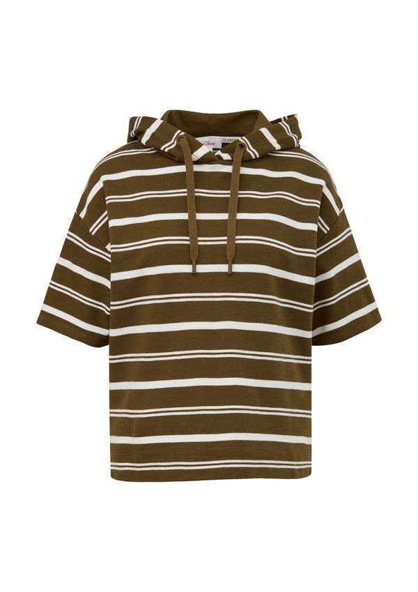 s.Oliver s.Oliver Тениска  бежово / маслина