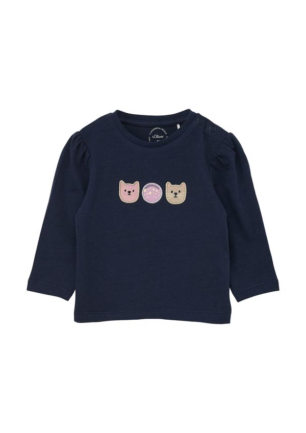 s.Oliver s.Oliver Тениска  бежово / нейви синьо / оранжево / розово