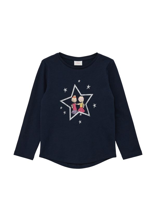 s.Oliver s.Oliver Тениска  бежово / нейви синьо / тъмночервено / сребърно