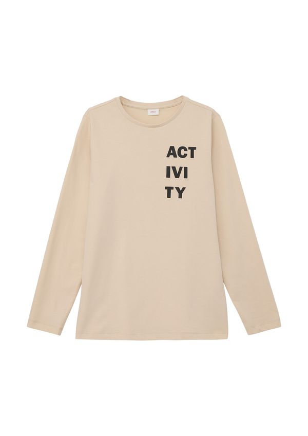 s.Oliver s.Oliver Тениска  бежово / тъмносиньо