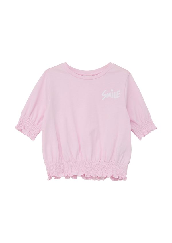 s.Oliver s.Oliver Тениска  бледорозово / бяло