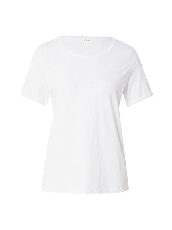 s.Oliver s.Oliver Тениска  бял меланж