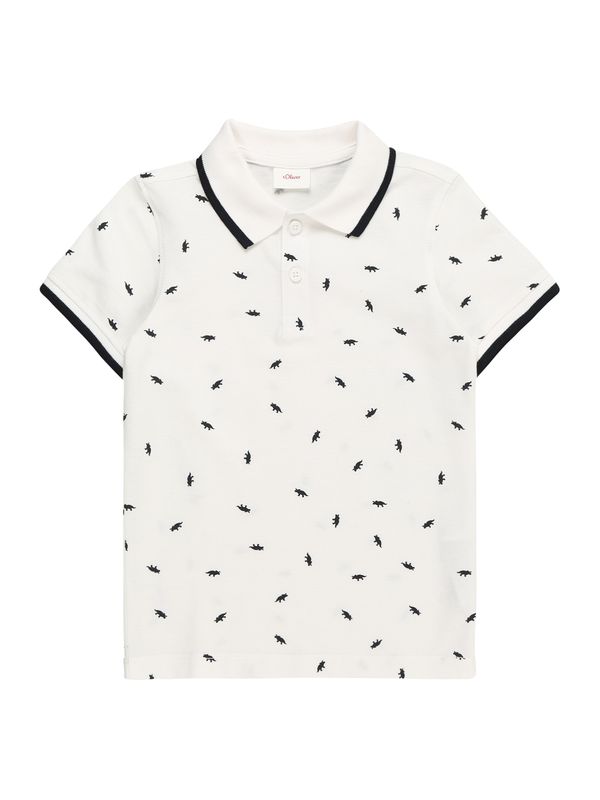 s.Oliver s.Oliver Тениска  черно / бяло