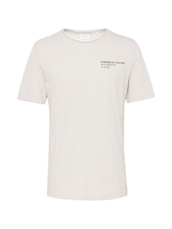 s.Oliver s.Oliver Тениска  черно / естествено бяло