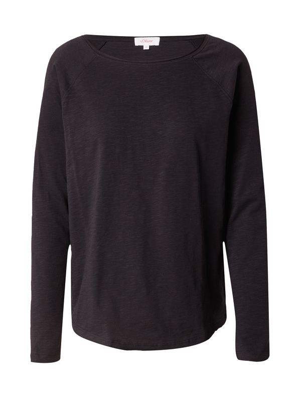 s.Oliver s.Oliver Тениска  черно