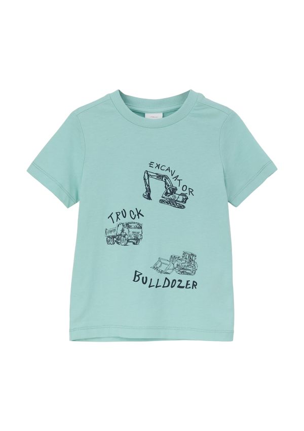 s.Oliver s.Oliver Тениска  циан / черно