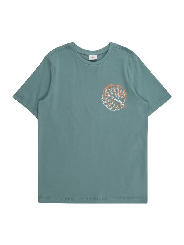 s.Oliver s.Oliver Тениска  циан / оранжево / бяло