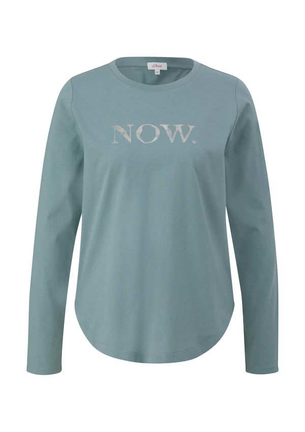 s.Oliver s.Oliver Тениска  циан / сребърно