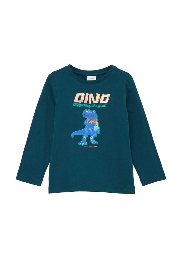 s.Oliver s.Oliver Тениска  цвят "пясък" / лазурно синьо / петрол / оранжево