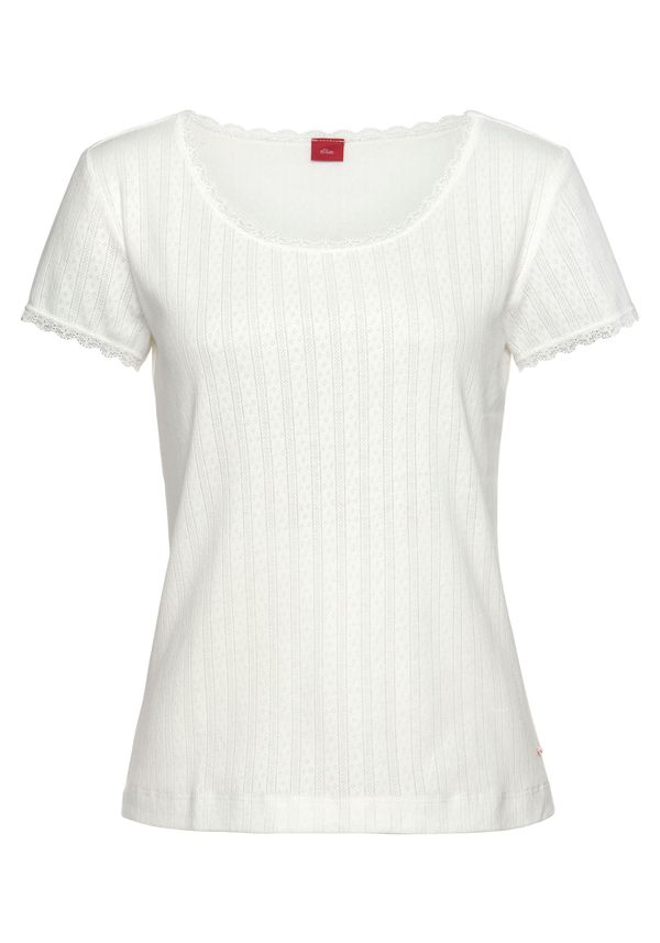 s.Oliver s.Oliver Тениска  екрю