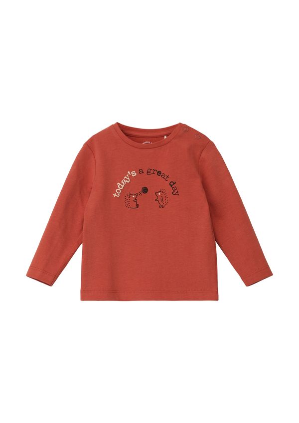 s.Oliver s.Oliver Тениска  екрю / ръждиво червено / черно