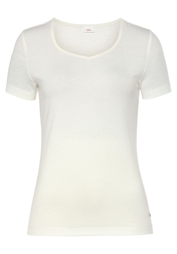 s.Oliver s.Oliver Тениска  екрю