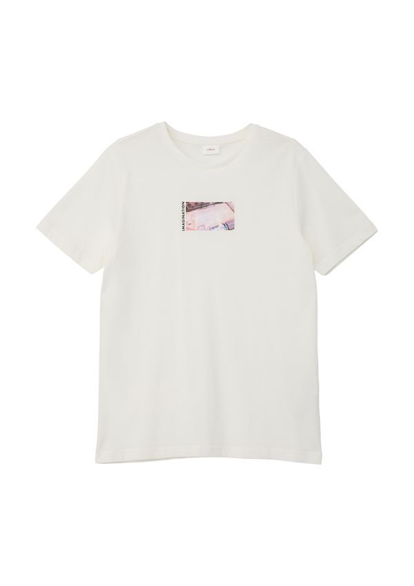 s.Oliver s.Oliver Тениска  екрю / синьо / люляк / черно